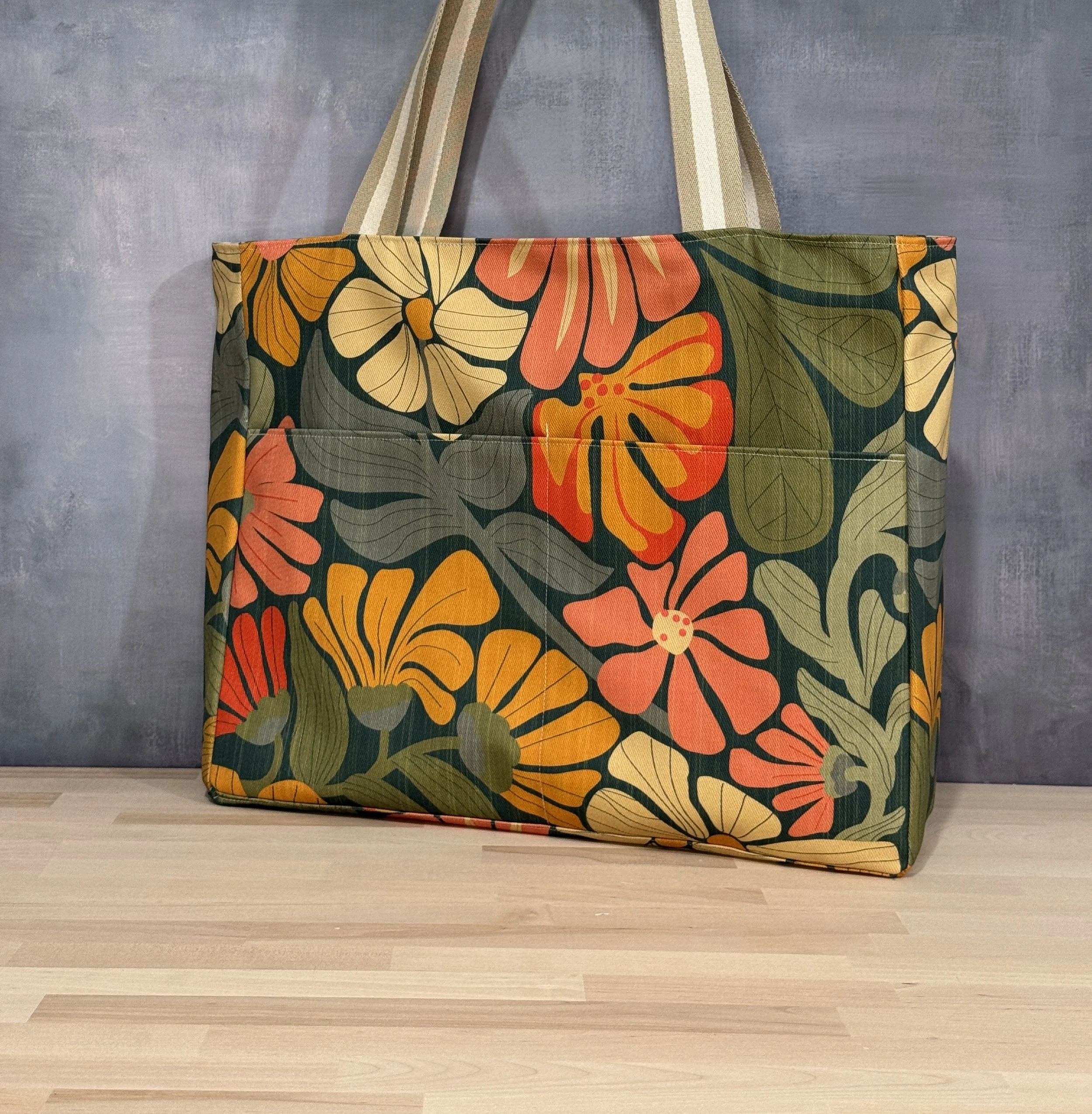 Large Tote Bag Zipper