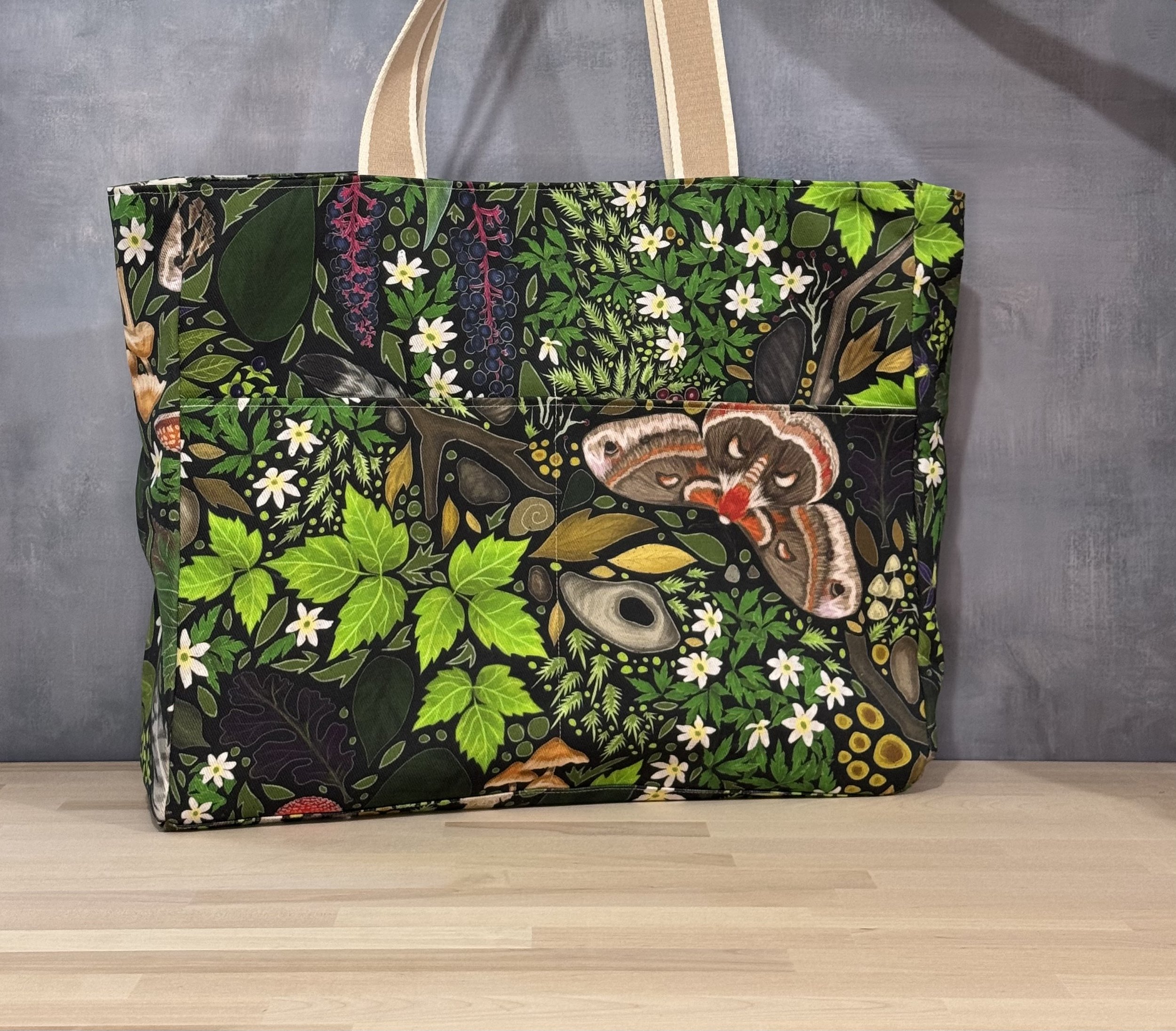 Large Tote Bag Zipper