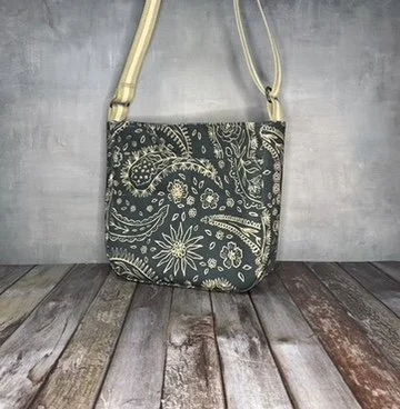 Elza Paisley - rustic - naval blue