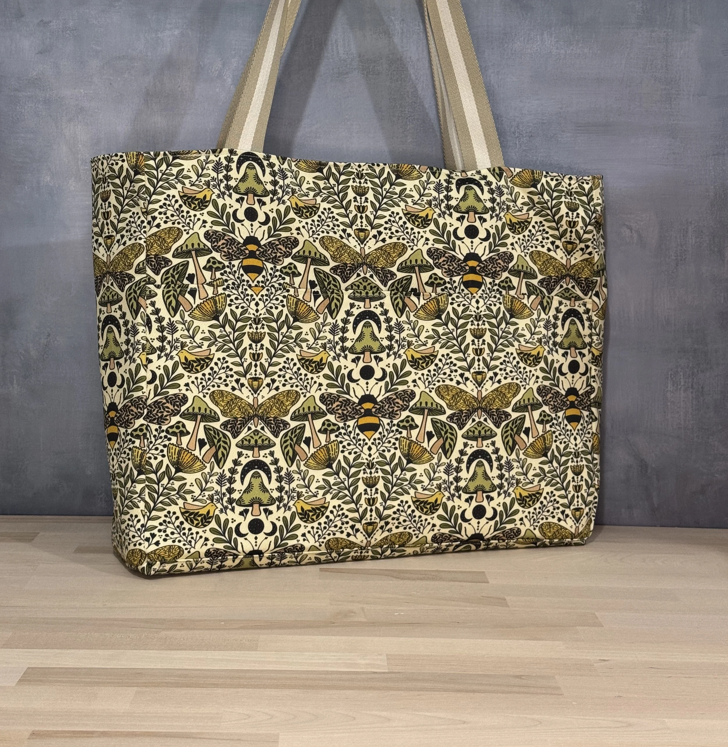 Large Tote Bag Zipper