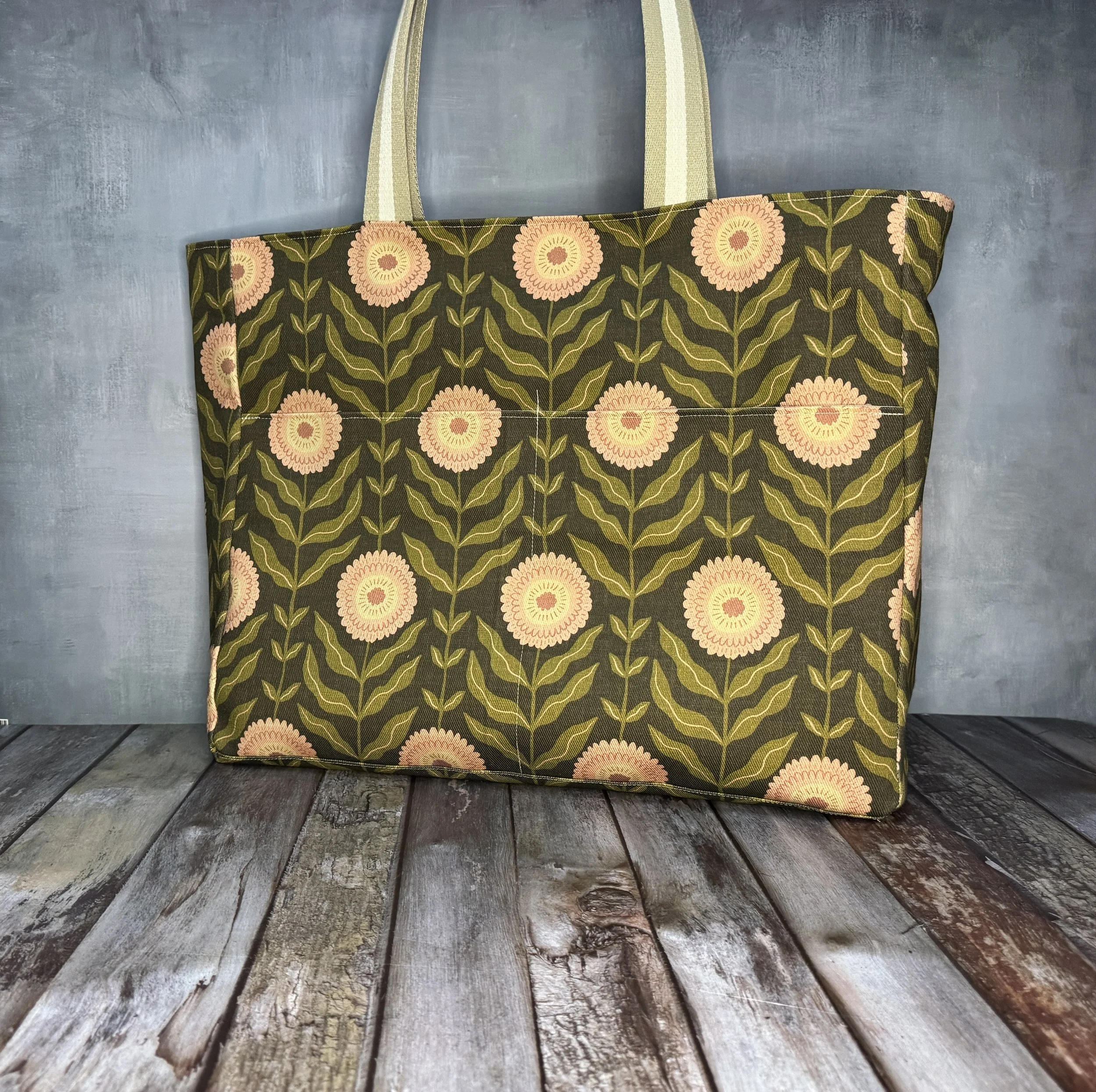 Large Tote Bag Zipper