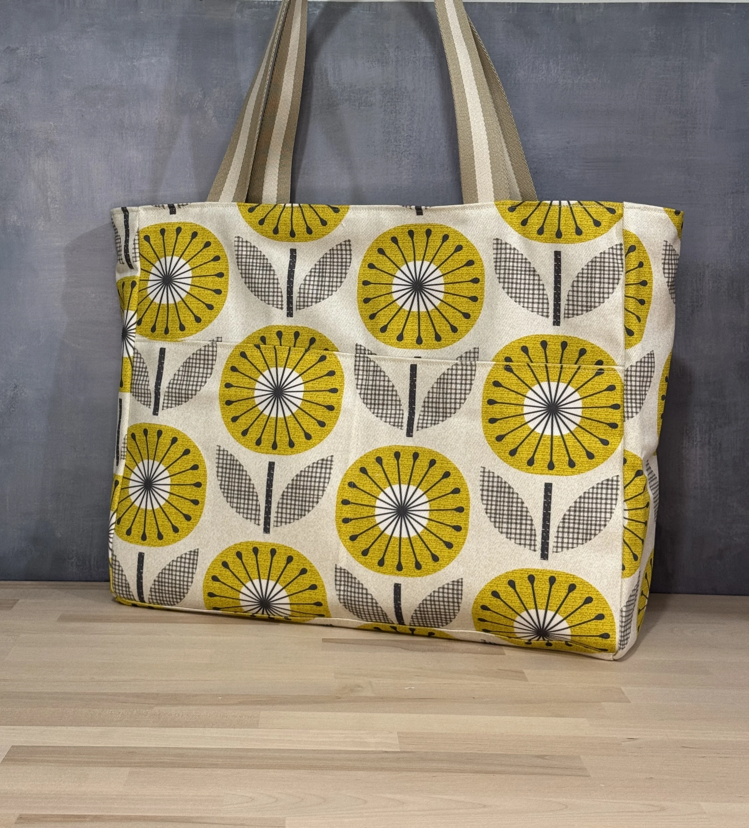 Large Tote Bag Zipper