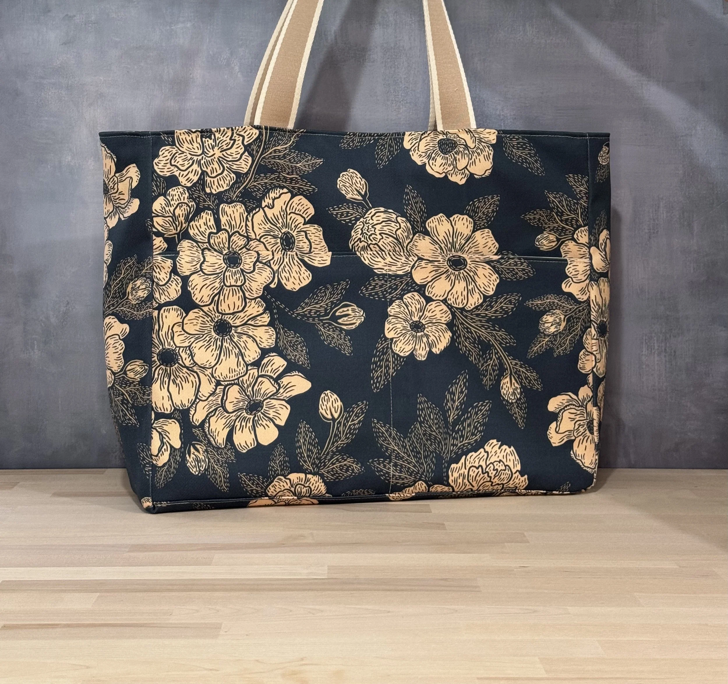 Large Tote Bag Zipper