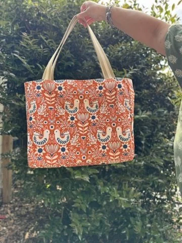 Large Tote Bag Zipper