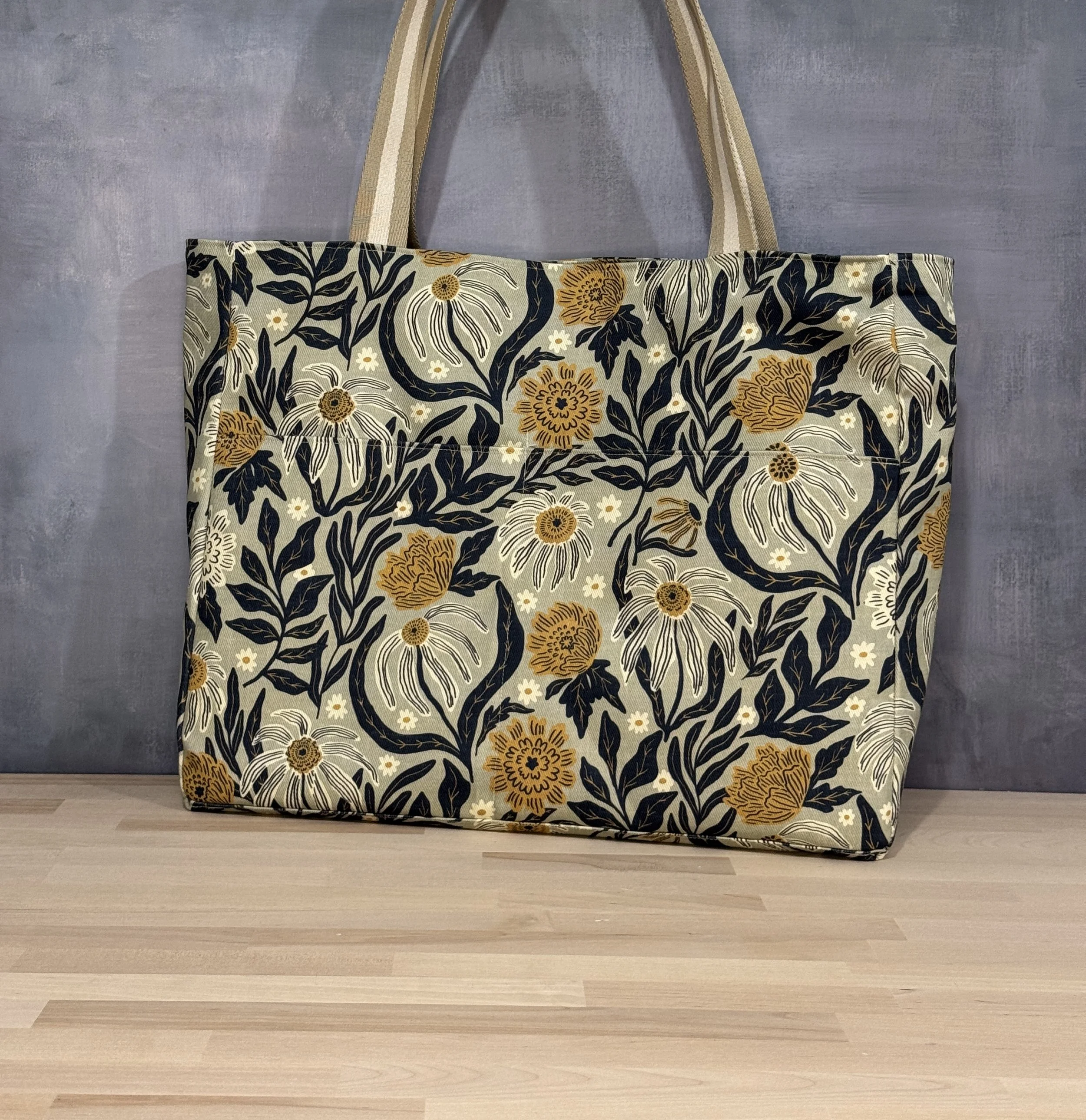Large Tote Bag Zipper