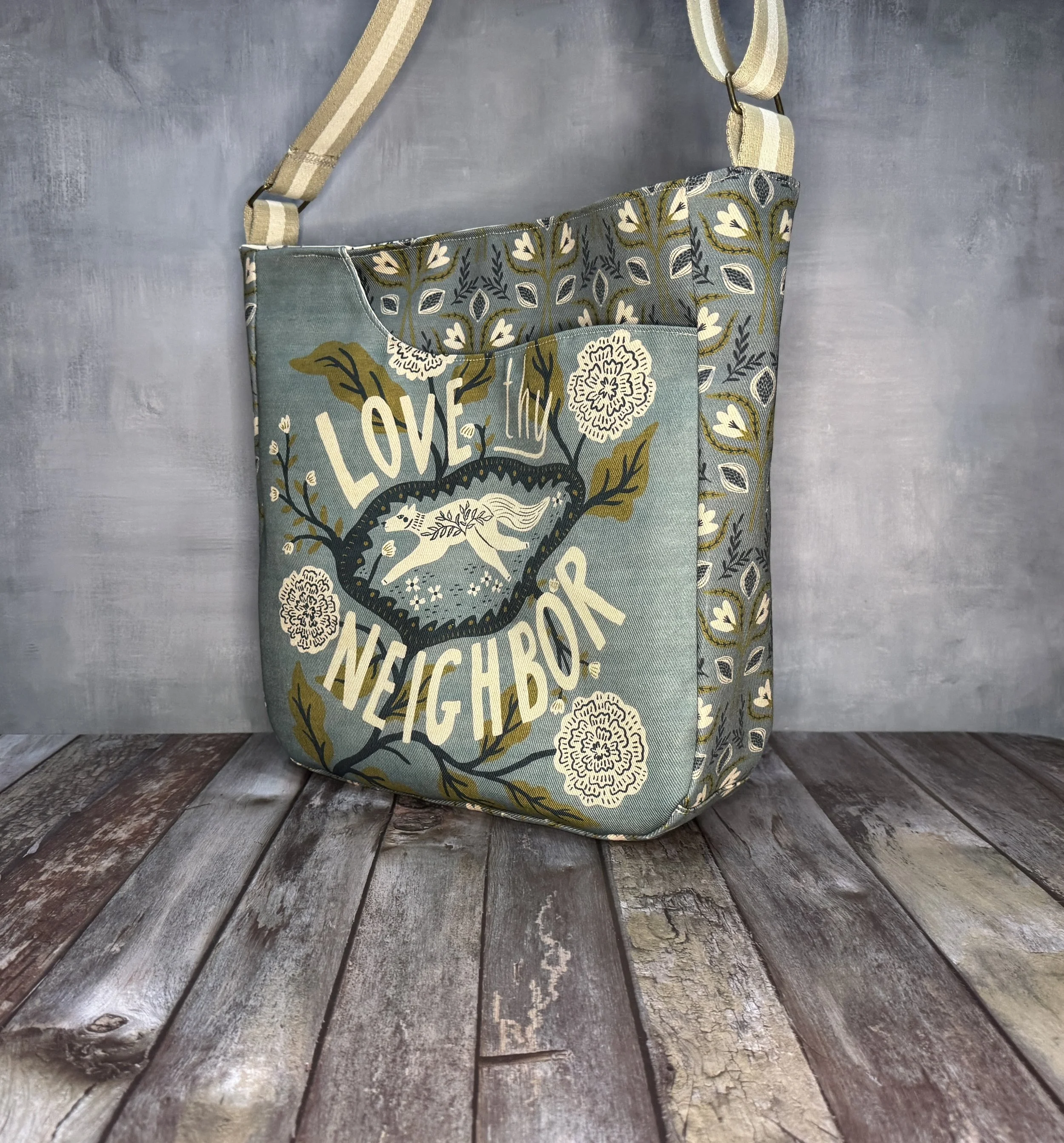 Large Crossbody Tote Bag