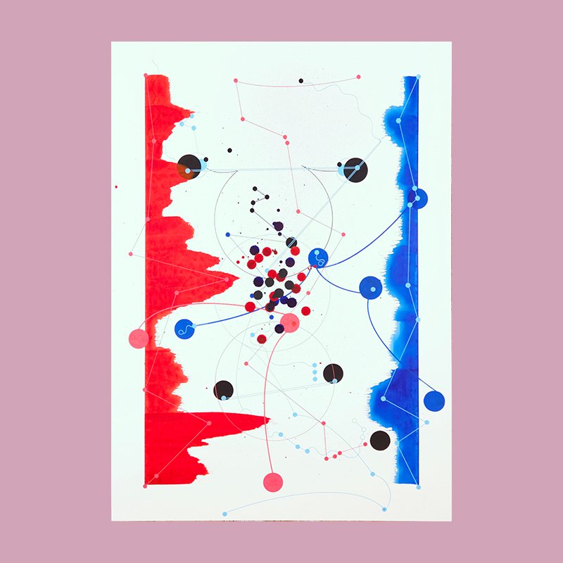 Visual Sonata - Movements in Red and Blue