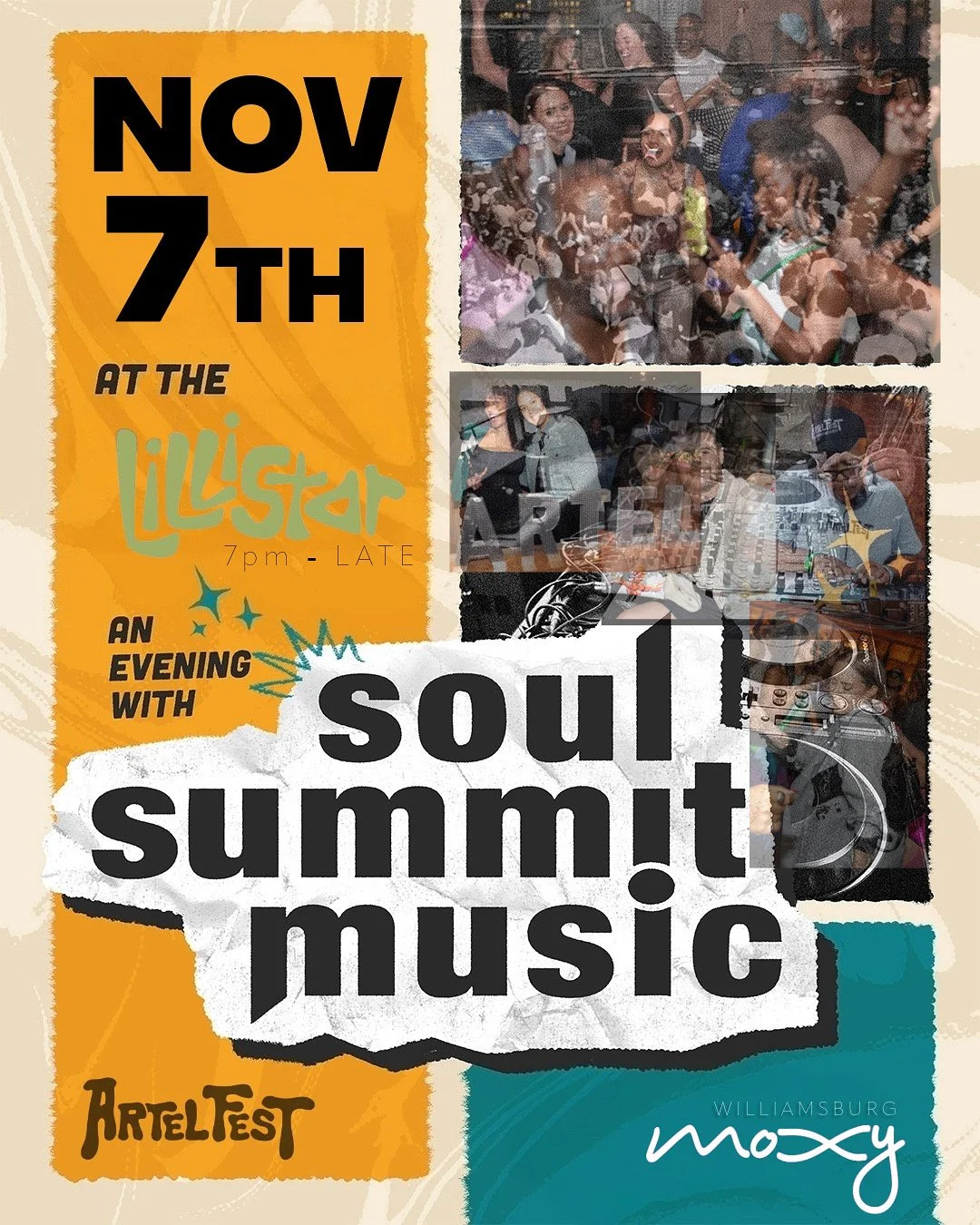 Soul Summit x Artel Fest x Moxy williamsburg 