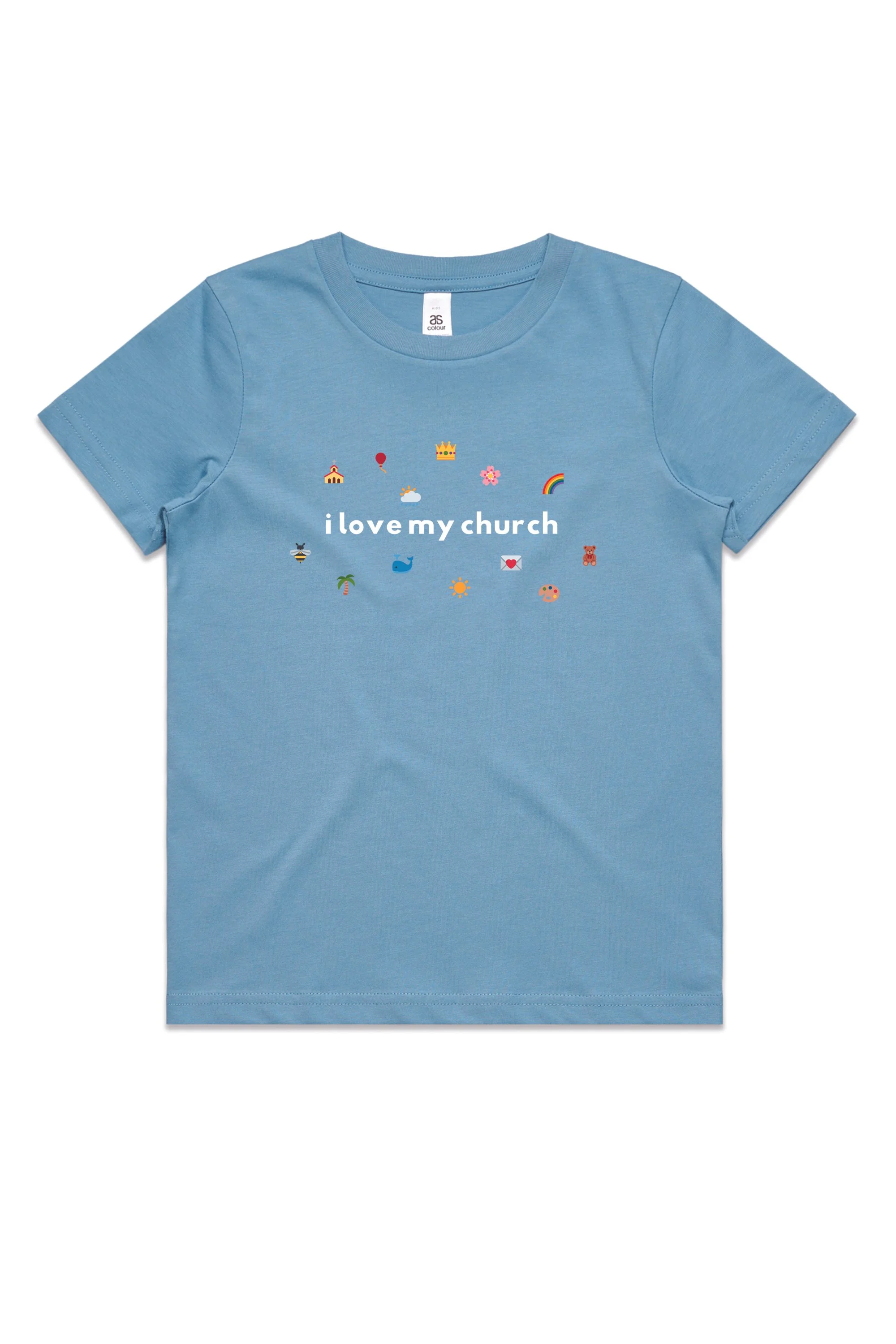(Kids) T shirt - I love my church