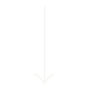 A warm white arrow pointing downward to tell visitor to keep scrolling down to learn more about EPI Promotions and their services.