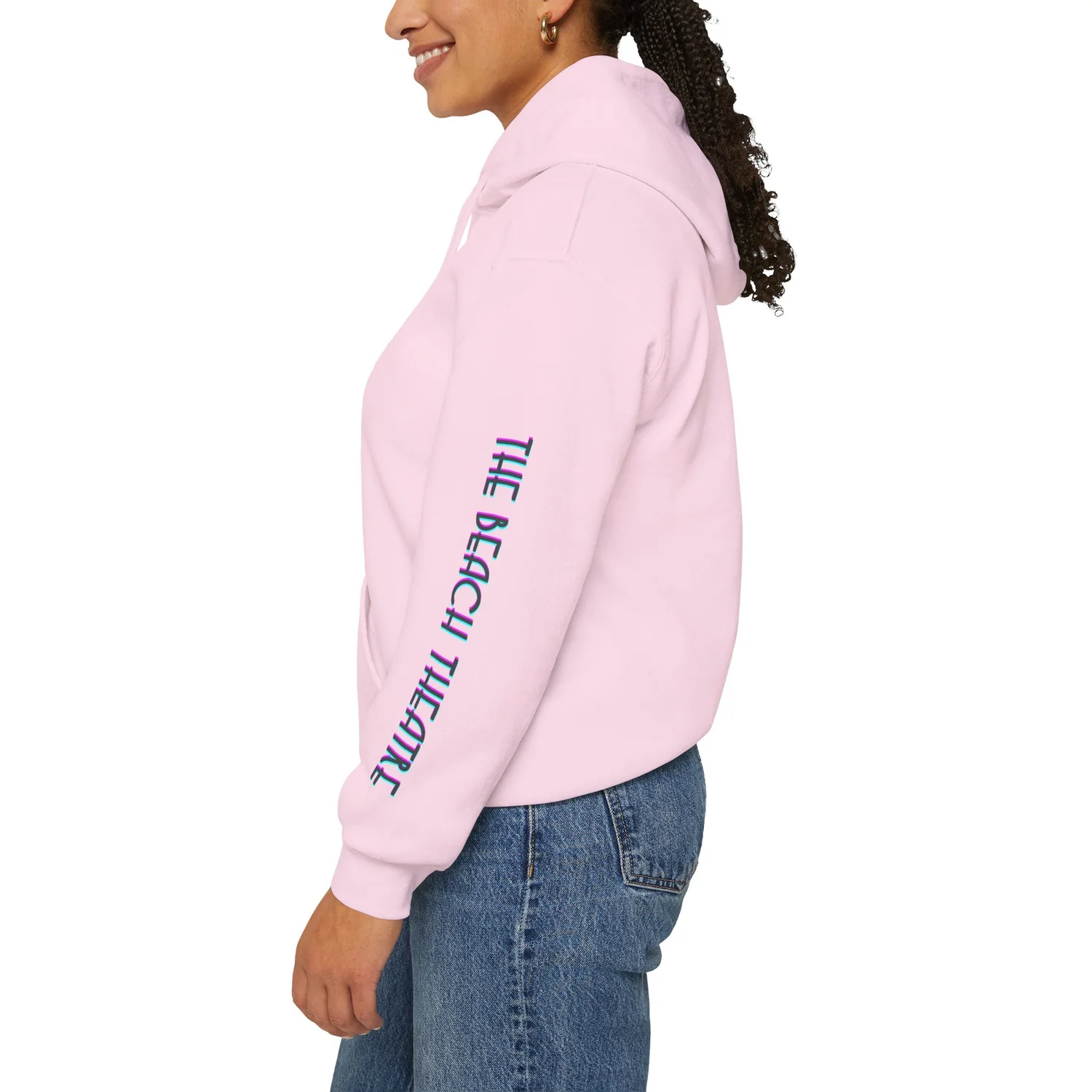 Arm Glitch Logo Unisex Heavy Blend™ Hooded Sweatshirt — The Beach 