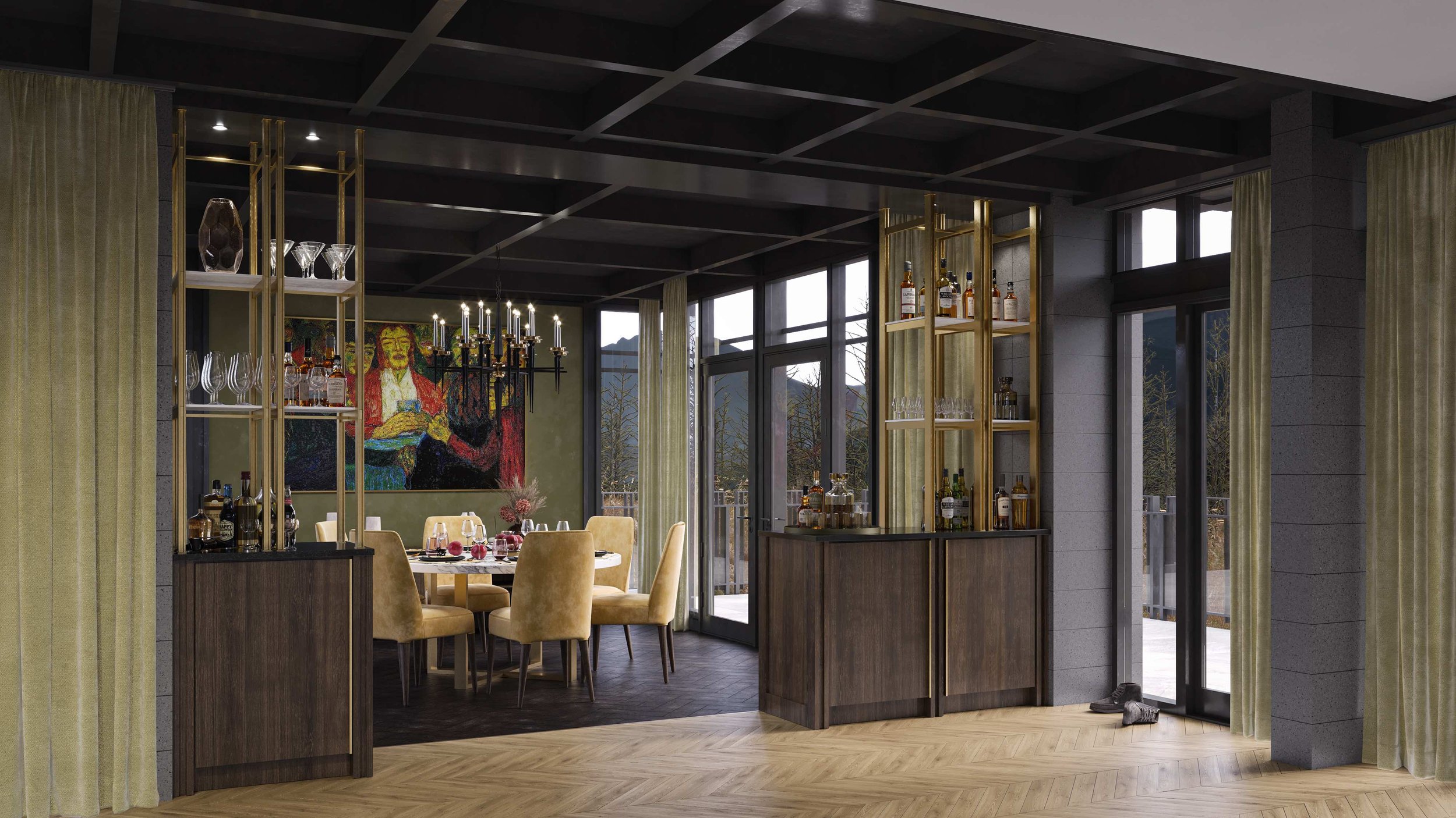 DarKitecture | Catskill House 06 Dining Room with Last Supper.jpg