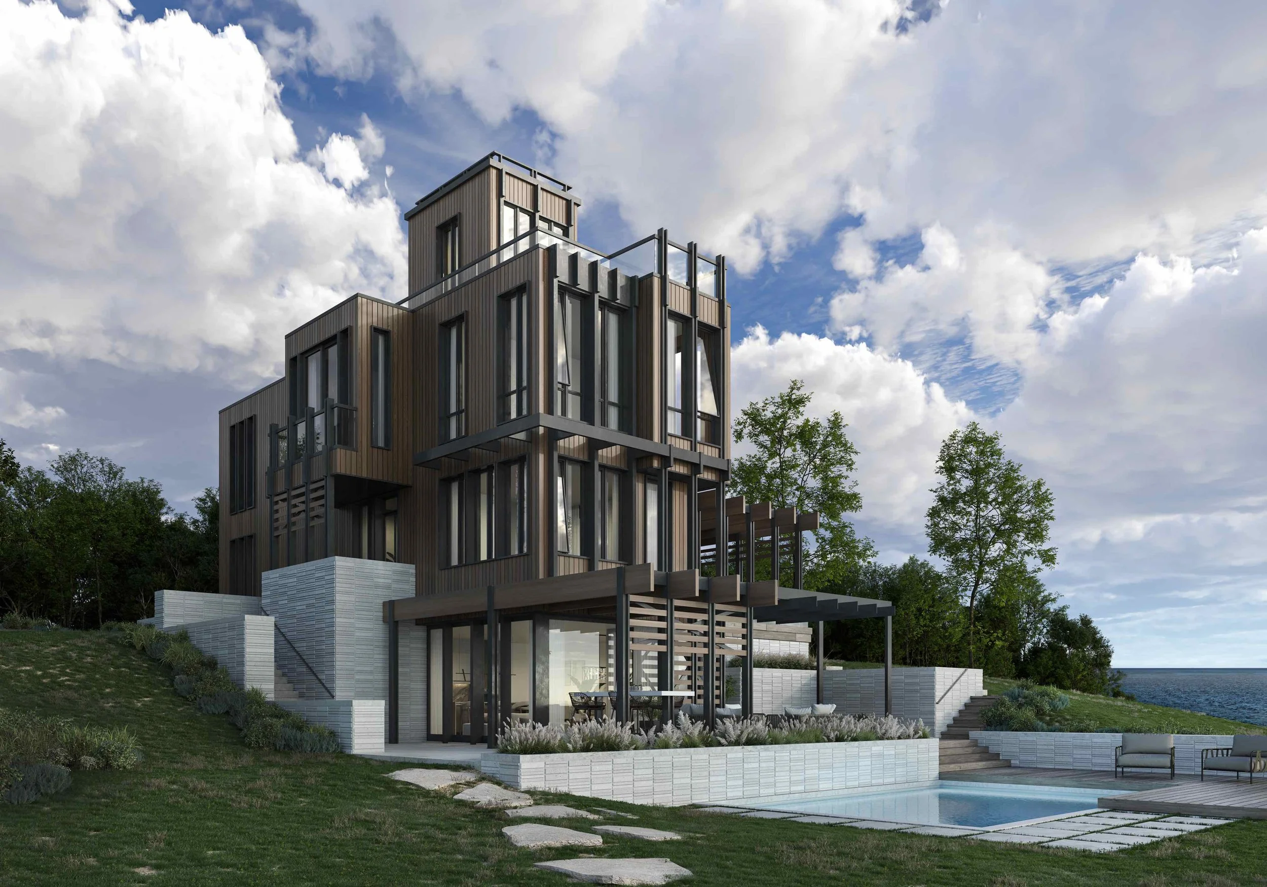 DarKitecture | Hamptons House 01 Exterior Pool.jpg