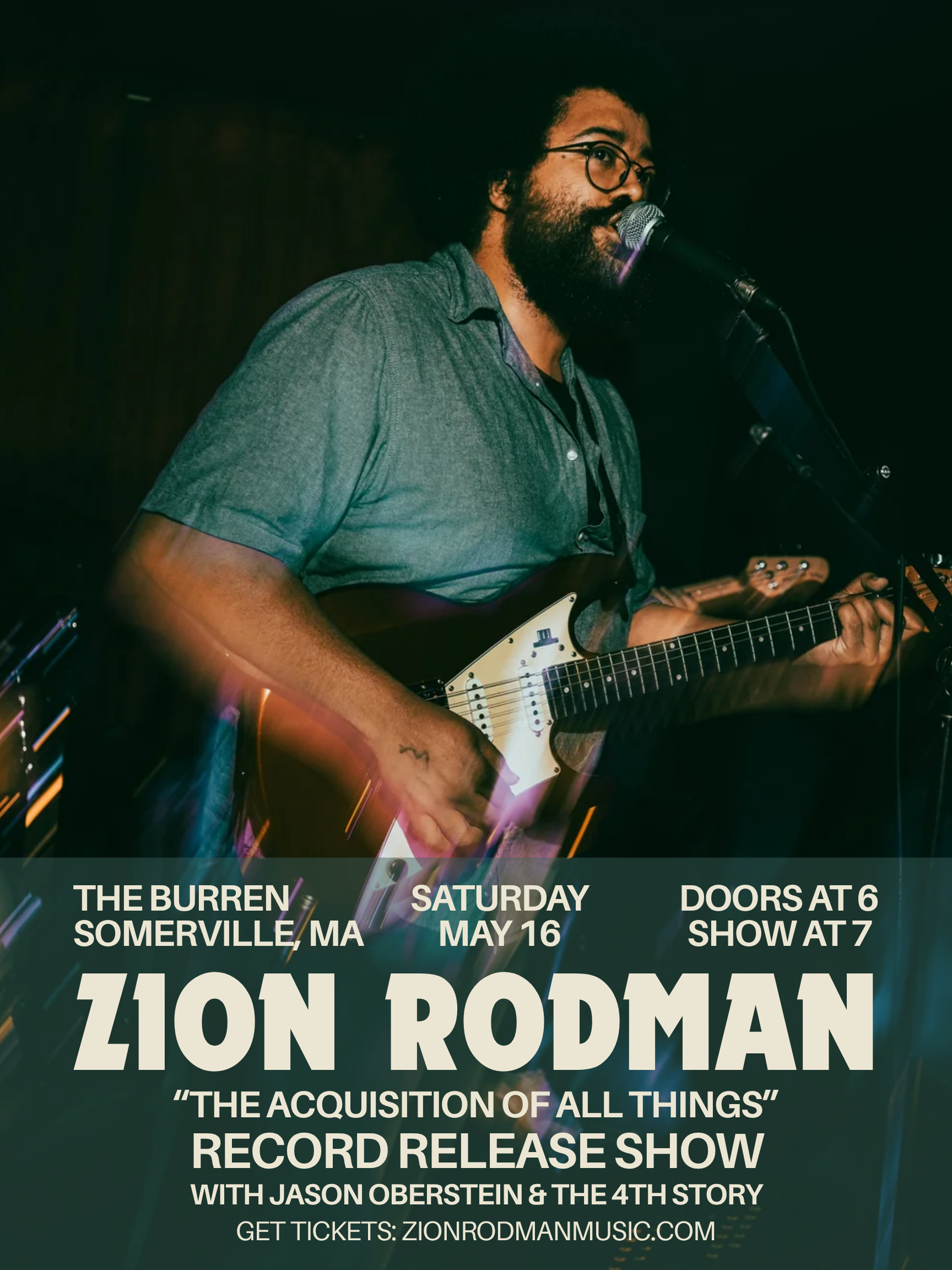 Zion Rodman Acquisition of All Things Record Release Show