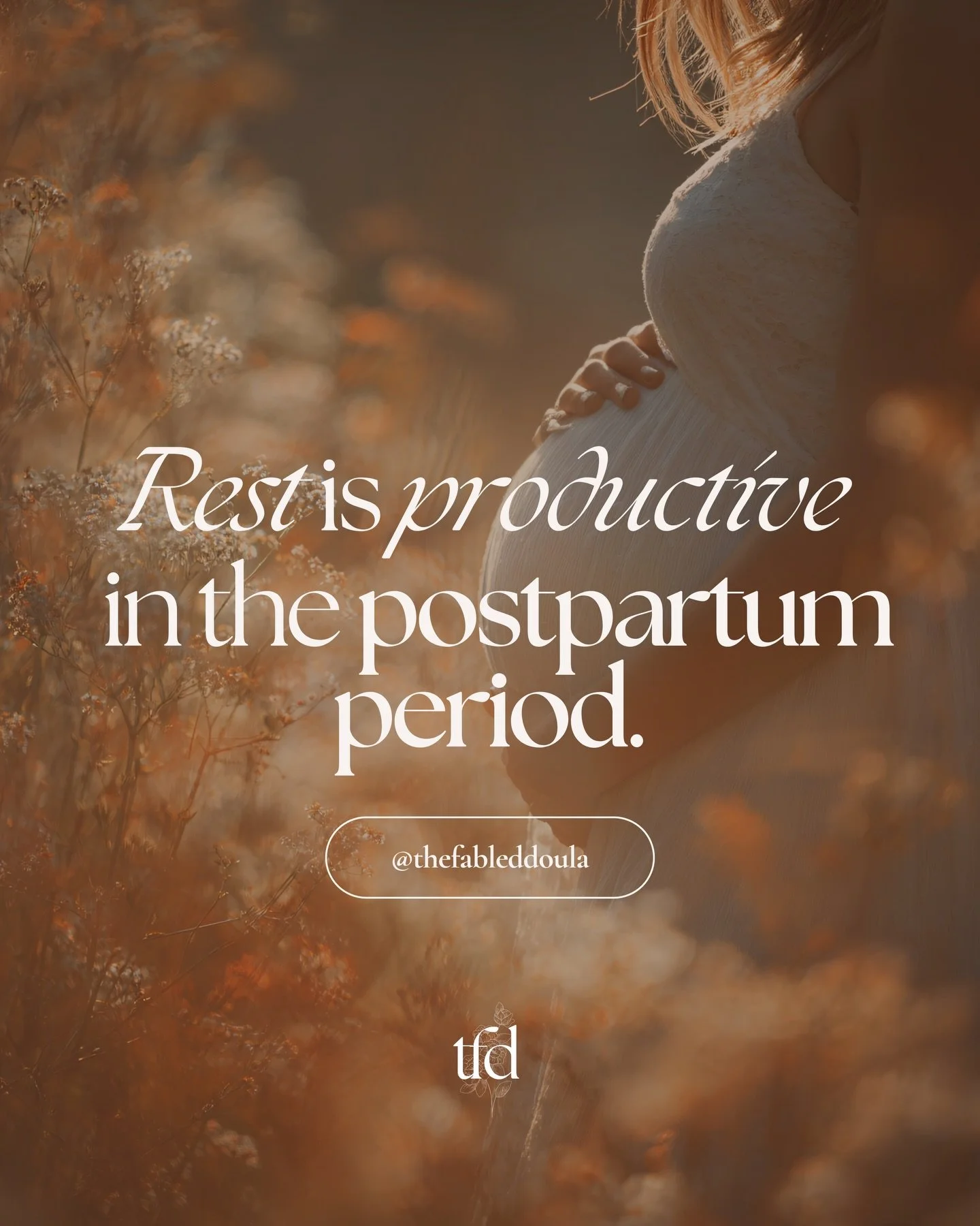 Rest is productive in the postpartum period 🩷
A tender reminder for every sweet mama moving through those sacred first weeks.

🤎 In postpartum, rest isn&rsquo;t laziness, it&rsquo;s healing
🤎 It&rsquo;s your hormones settling and your body restori