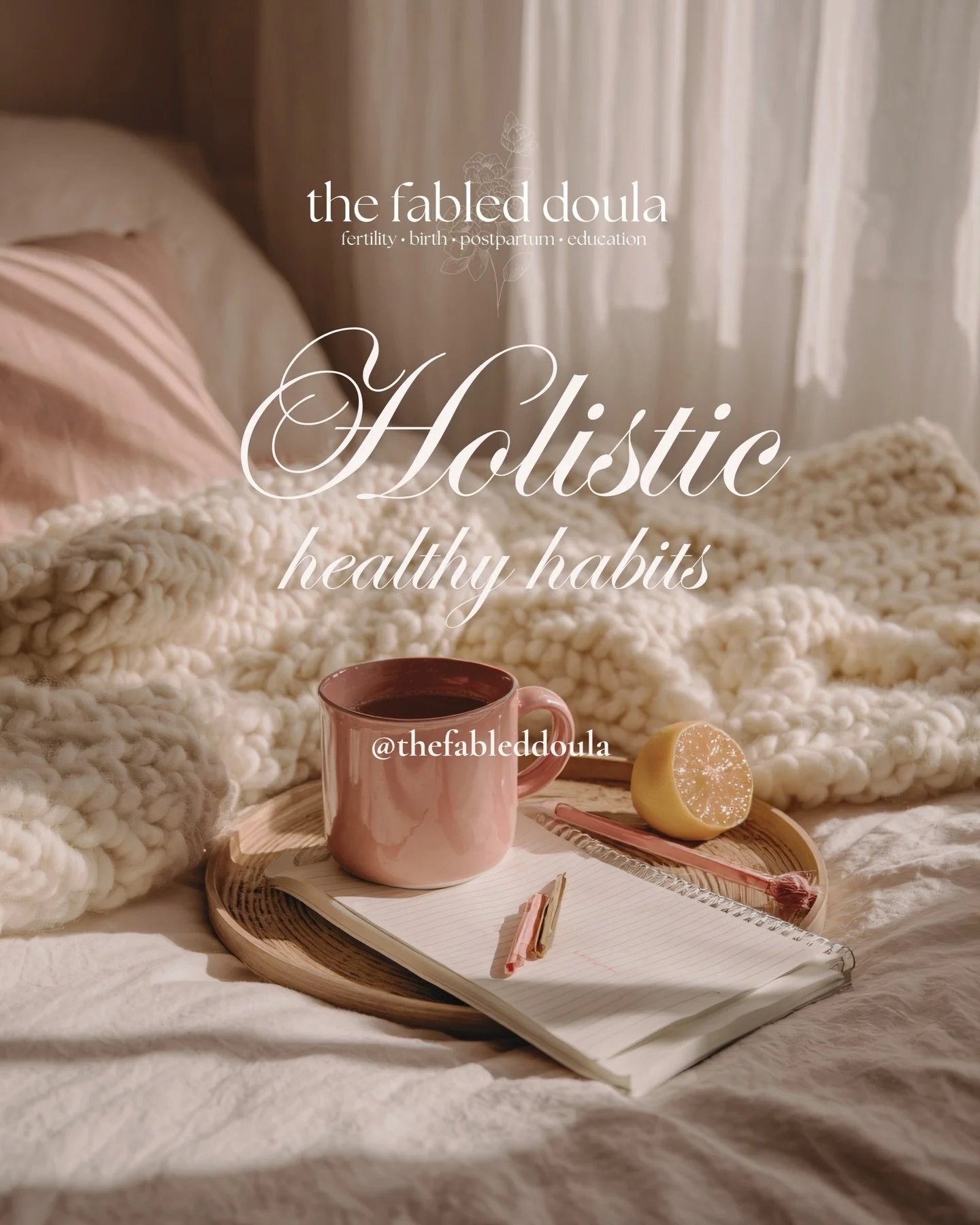 Holistic daily habits are not about doing more.
They are about choosing small, loving acts that support your body, mind, and nervous system each day.

🌿 Drinking water before coffee
🕯️ Creating gentle morning and evening rituals
🥗 Nourishing your 