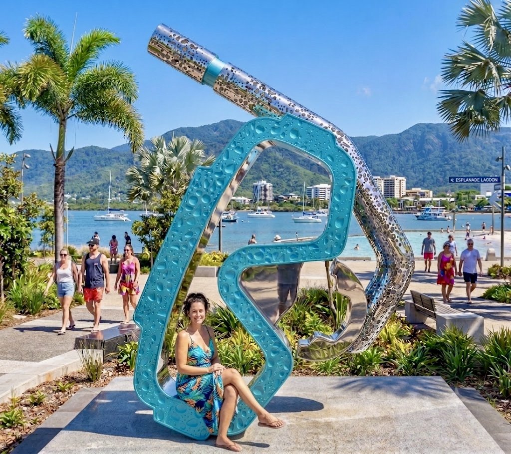 Dive In. Interactive portal proposal rising 600cm, Cairns Esplanade.