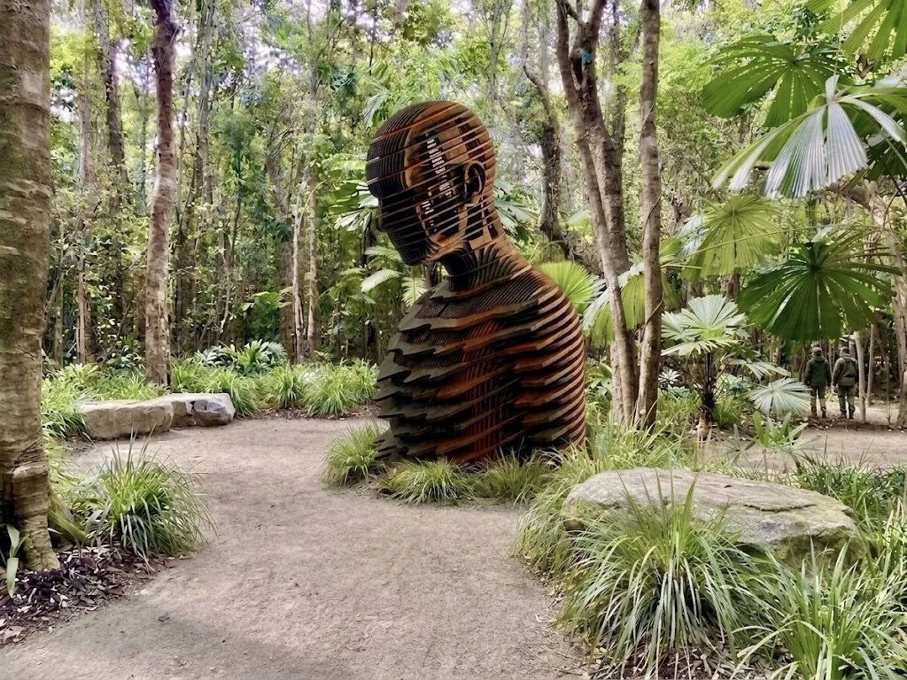 Nature Communications 15, 2003. Reclaimed maritime cast iron - 460cm H x 290cm W x 150cm Deep.