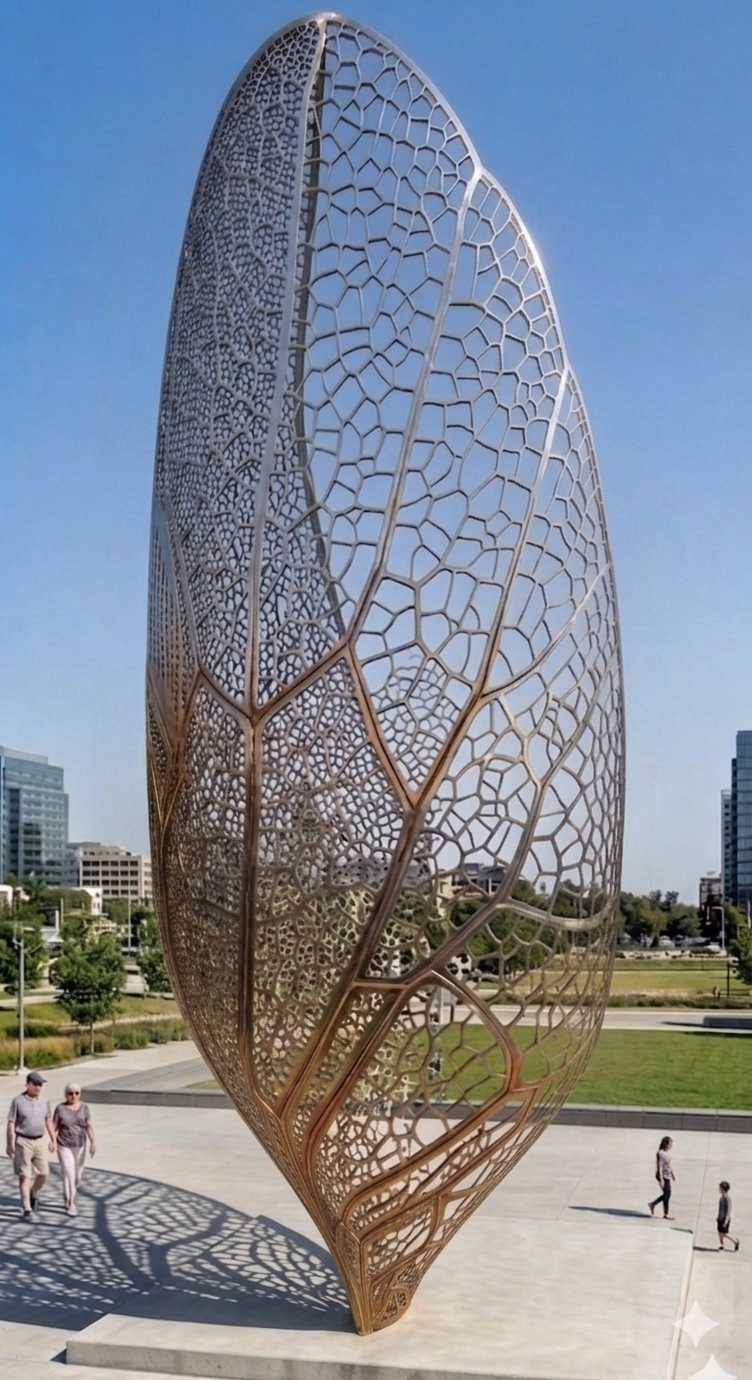 Lift, 2026. Polished nickel - Brisbane proposal.