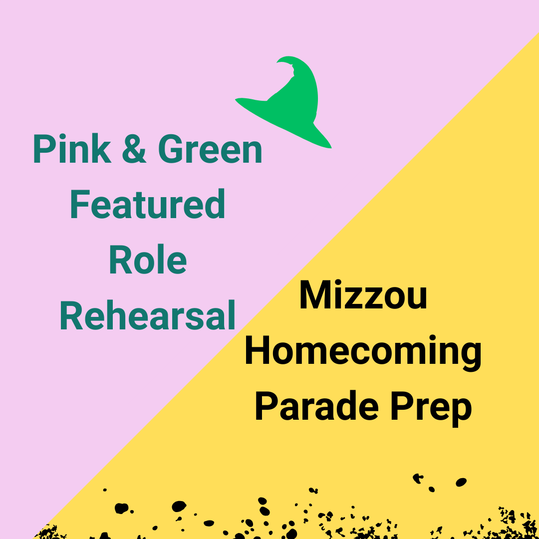 Homecoming Parade Prep, Featured Role Rehearsals