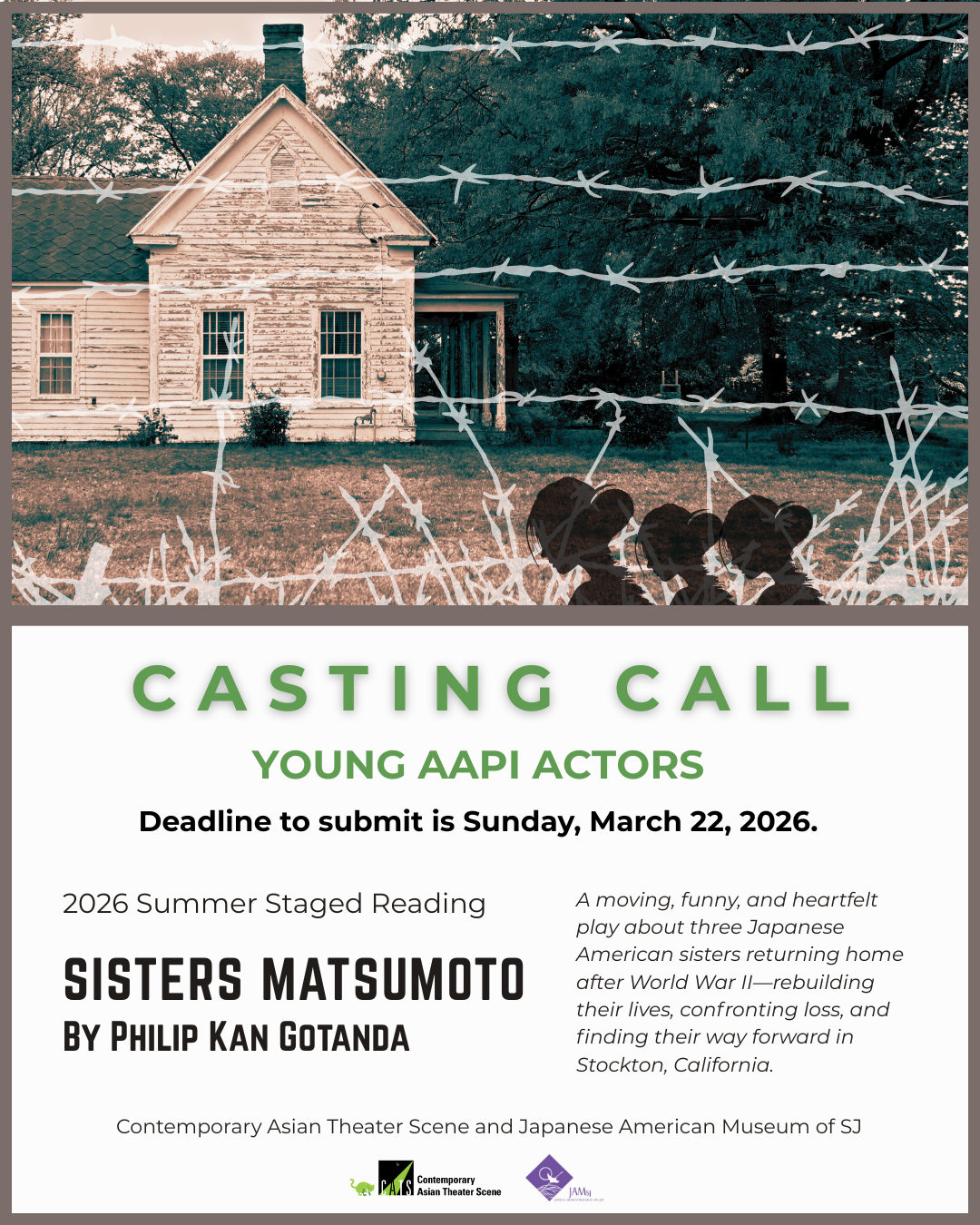 CASTING CALL — SISTERS MATSUMOTO