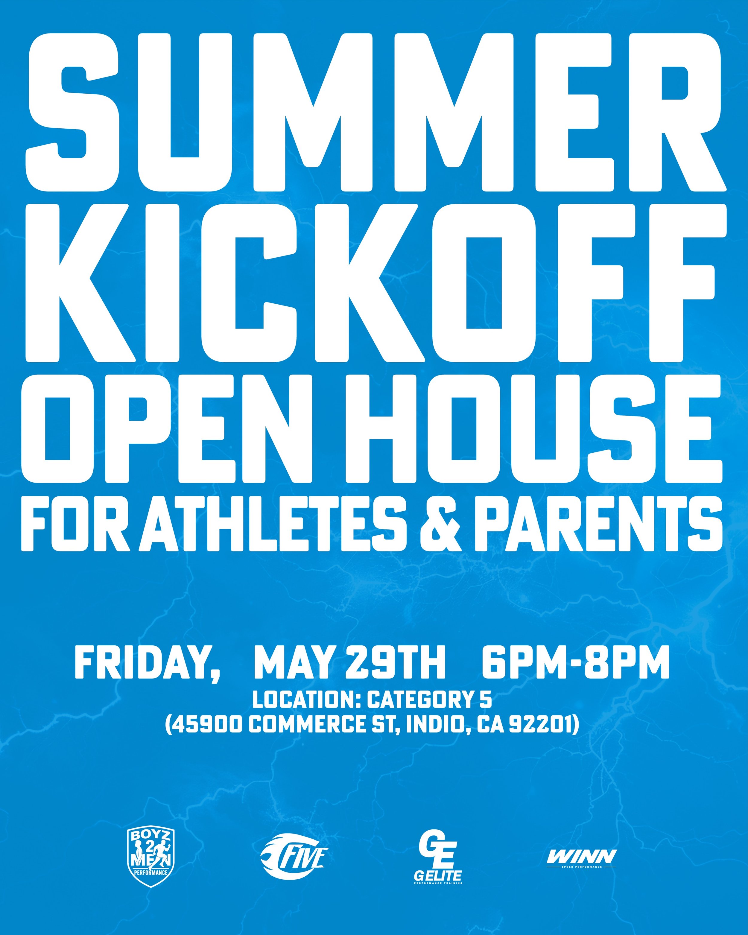 SUMMER KICKOFF OPEN HOUSE ☀️💪
We&rsquo;re kicking off summer the right way &mdash; with food, music, good vibes, and a chance for athletes + families to come check out the training facility, meet the coaches, and connect with the community.

Whether