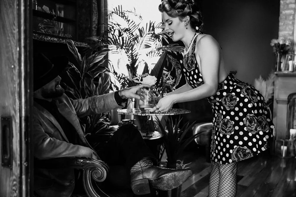 Boudoir portrait of couple by Luxury Boudoir Photographer Nue Orleans Boudoir located in New Orleans, Lousiana. 