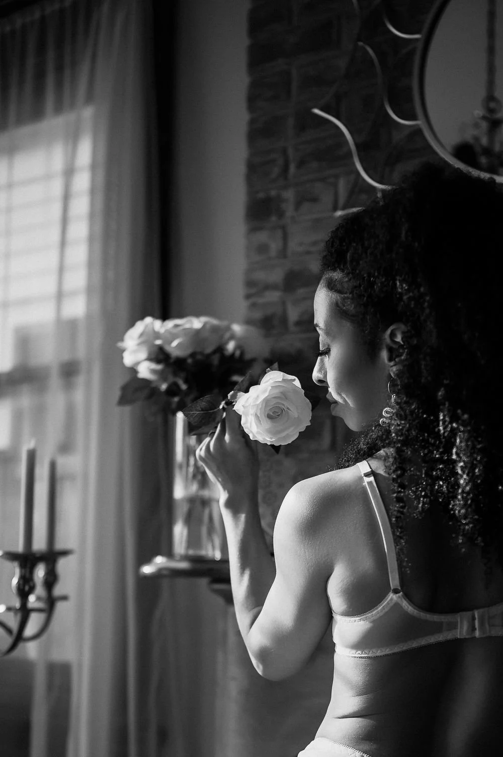 Boudoir portrait of woman by Luxury Boudoir Photographer Nue Orleans Boudoir located in New Orleans, Lousiana. 