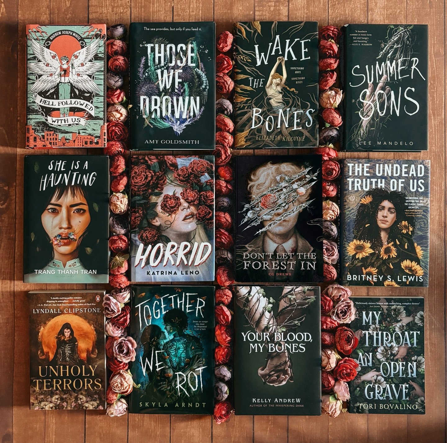 any spooky books on your tbr? 🎃🍂 or have you read any of these? it&rsquo;s only 182 till halloween therefore only 182 days till my SEASON since Don&rsquo;t Let The Forest In is coming out October 29th 👏🏻so felt like a good time to do a little hor