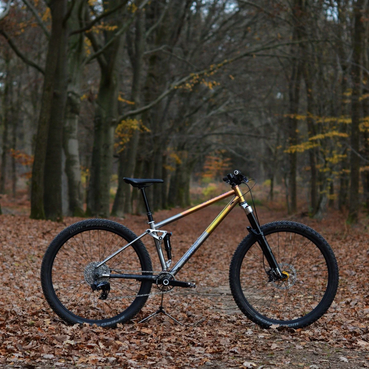 After riding my blue titanium Victor for over a year I wondered how it would ride with the same geometry, but a suspension system more aimed at souplesse than efficiency. I love my Victor XC(as it will be called from now on) but it was always clear i