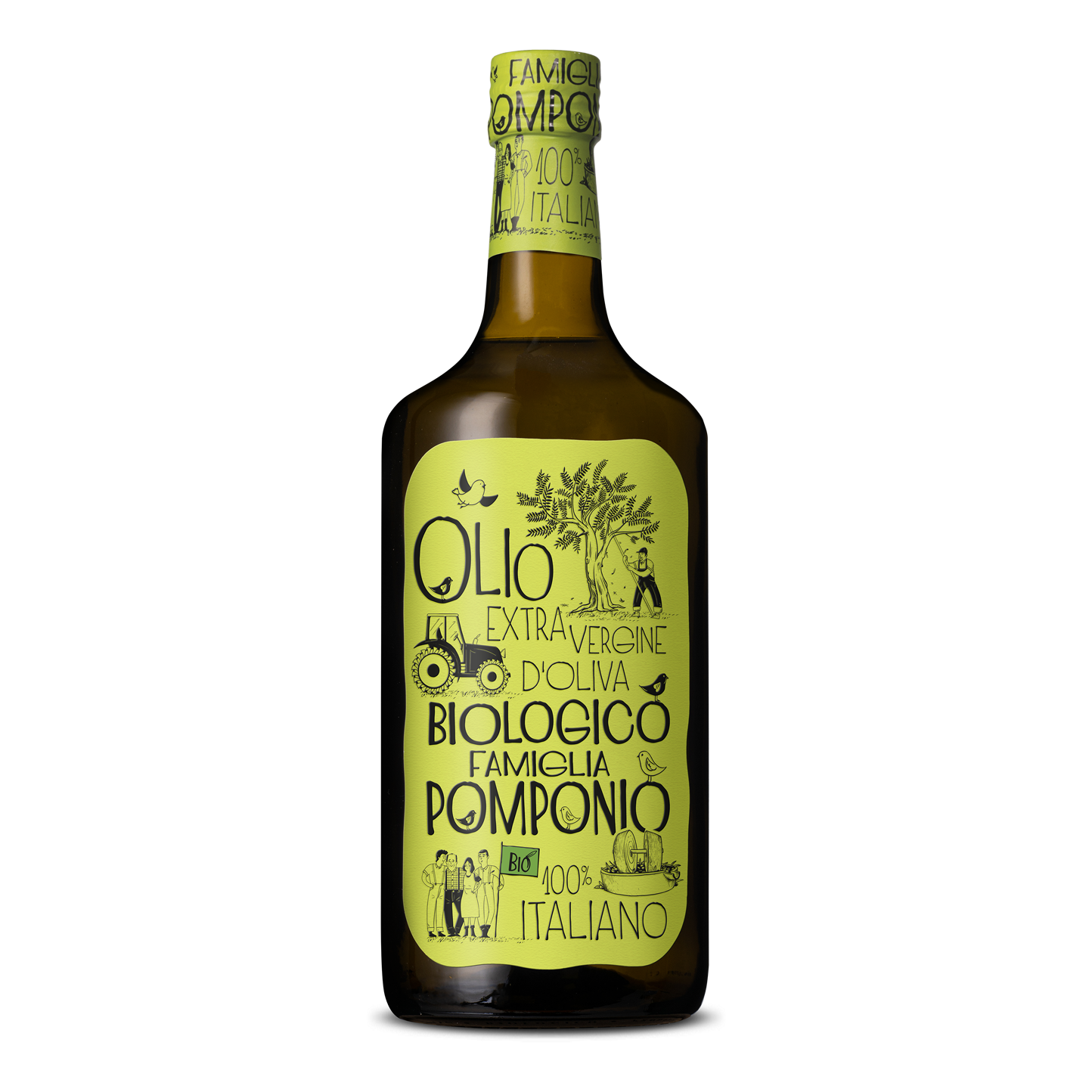 Ekstra jomfru olivenolie 1 liter - Økologisk