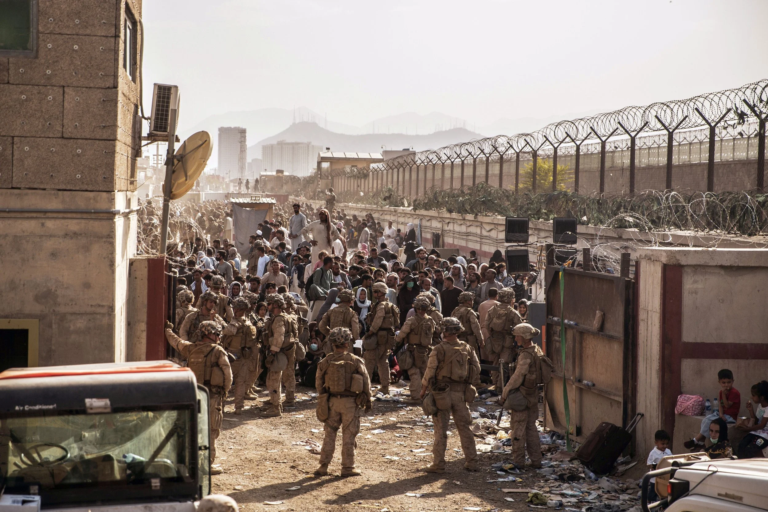 THE TENTH DISTRICT. A feature film dramatising the desperate final days of the US-UK occupation of Afghanistan, co-written with Robert Delamere.