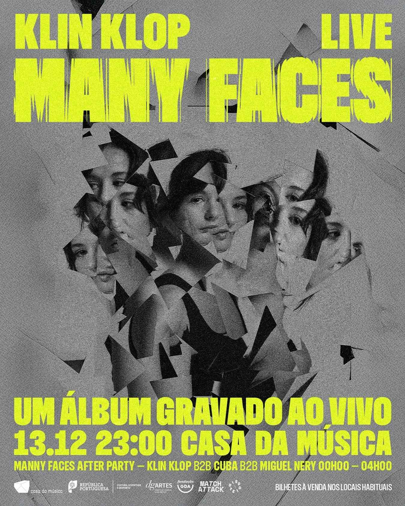 KLIN KLOP LIVE APRESENTA MANY FACES
