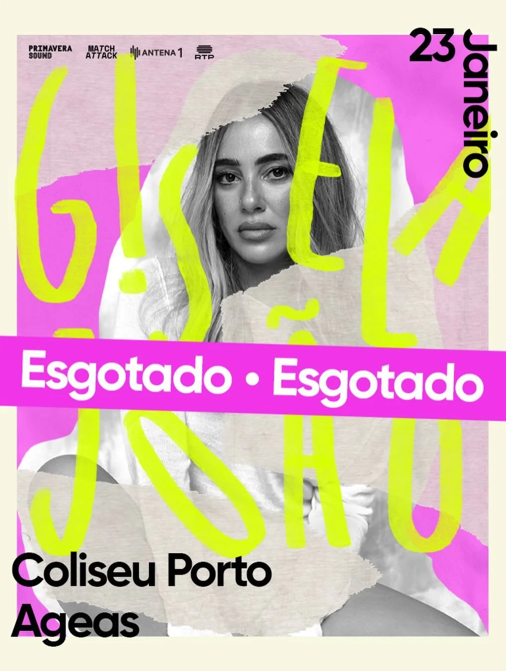 GISELA JOÃO ESGOTA COLISEU DO PORTO