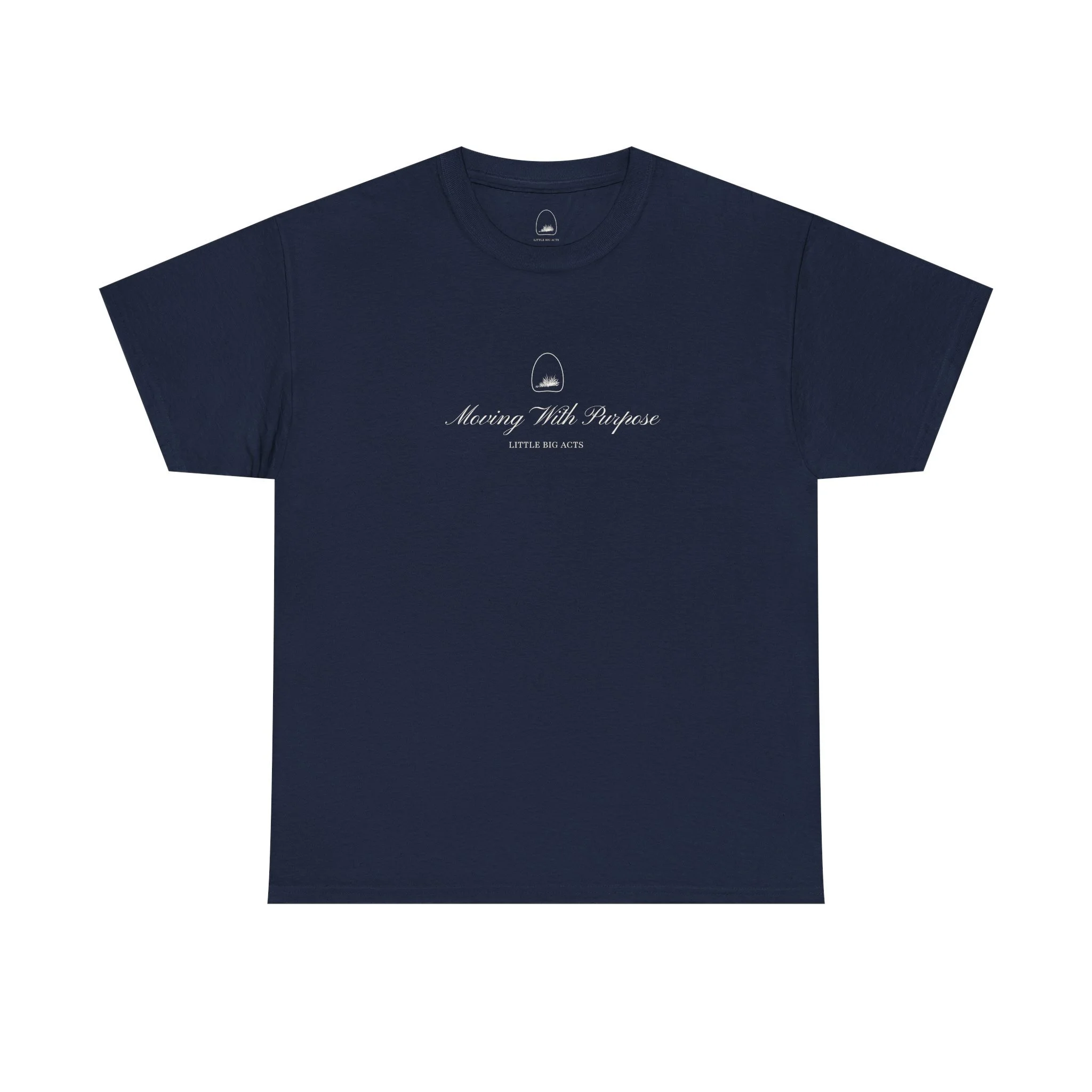 Purpose Tee - Navy/Ivory