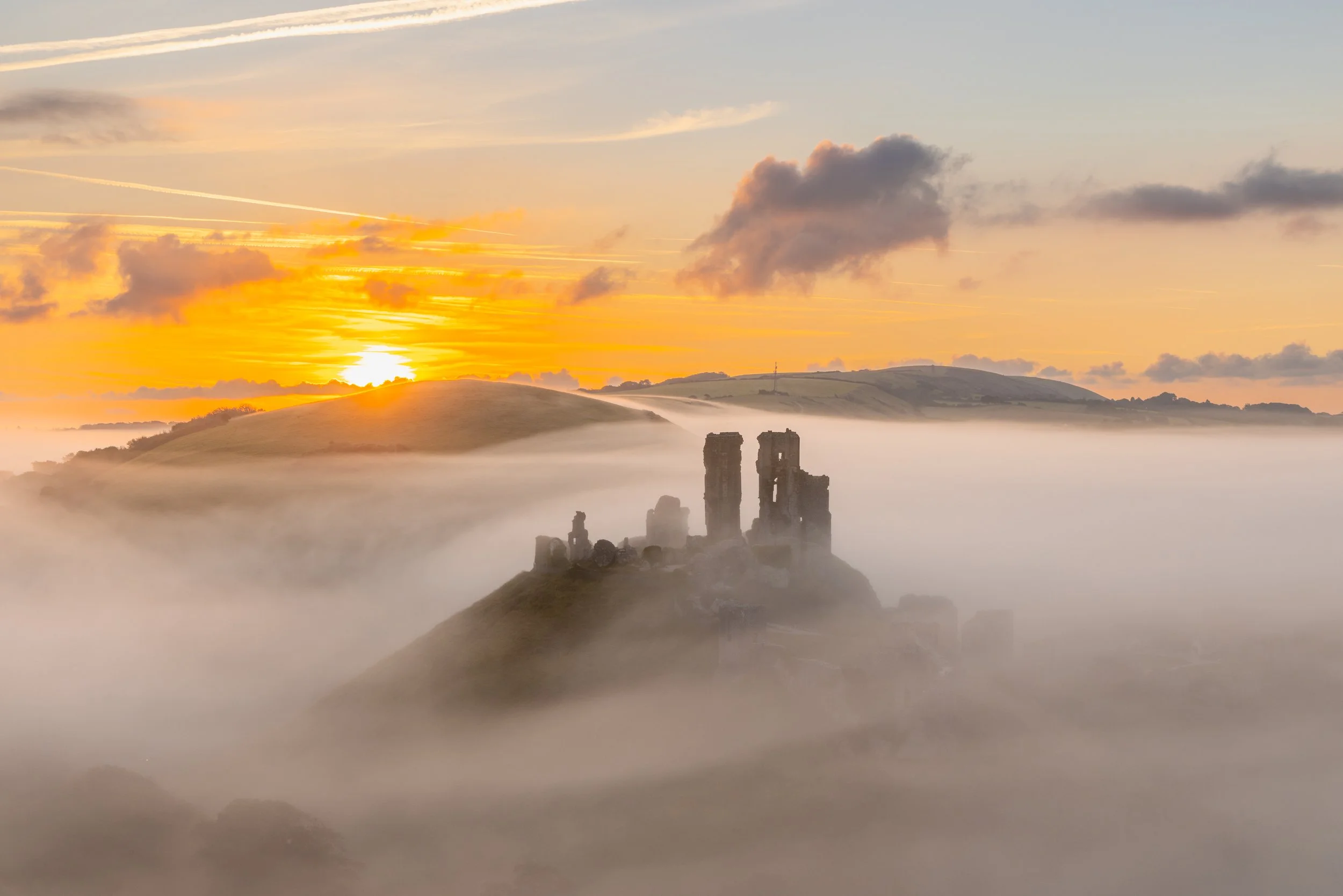 A morning at Corfe Castle