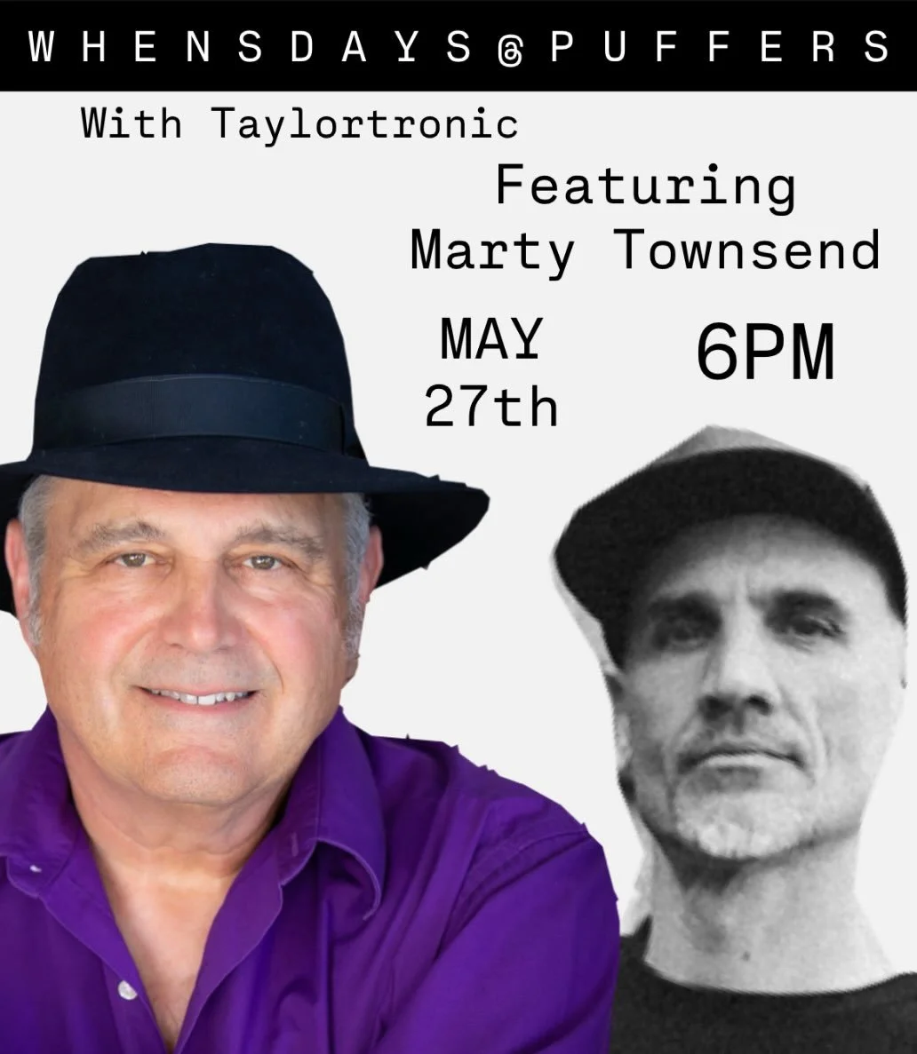 ‼️TOMORROW‼️

W H E N S D A Y S @ P U F F E R S
With Taylortronic 

This week featuring the one and only Marty Townsend!

You&rsquo;re not gonna want to miss this night showcasing some of the central coasts best talent at Pismo&rsquo;s best bar! 💥🍻