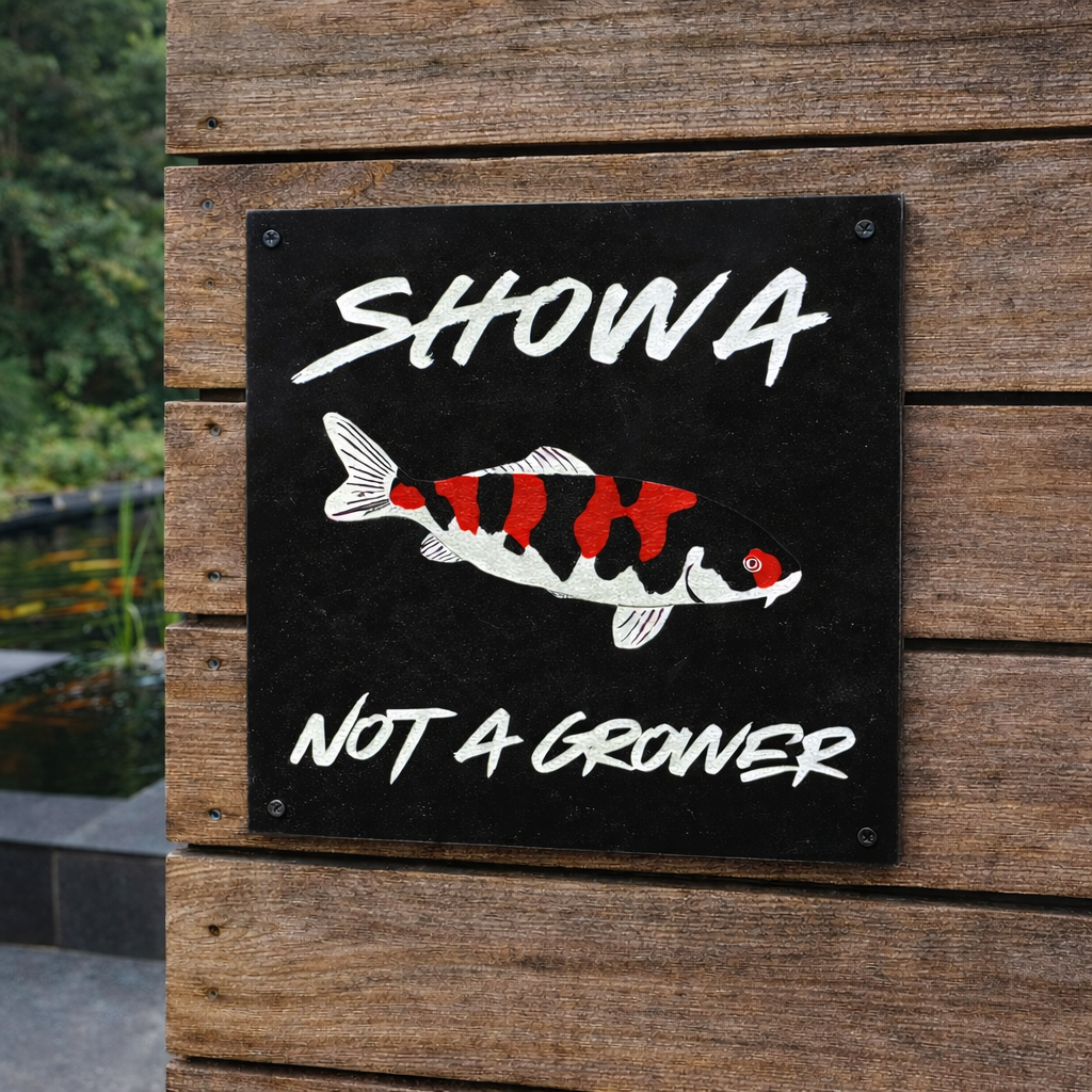 'Grower Not a Showa' Granite Plaque