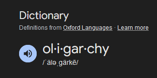 The Amaerican Oligarchy
