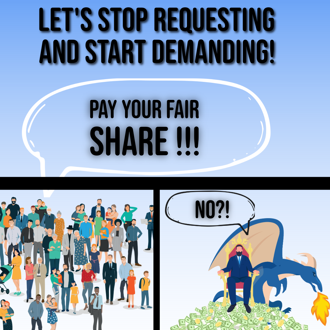 Let’s stop requesting, and start demanding
