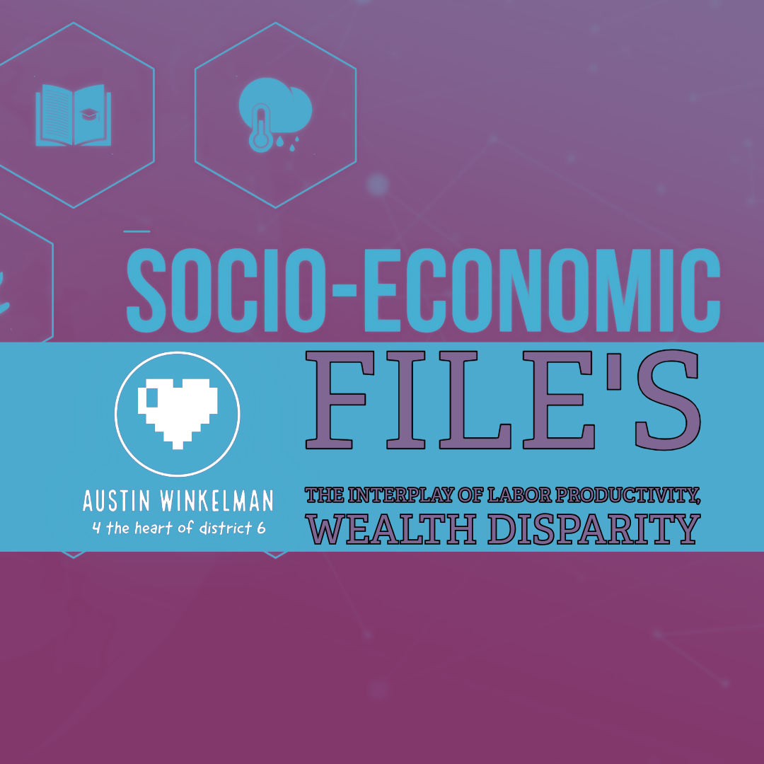 The Interplay of Labor Productivity, Wealth Disparity, and Immigration in the United States
