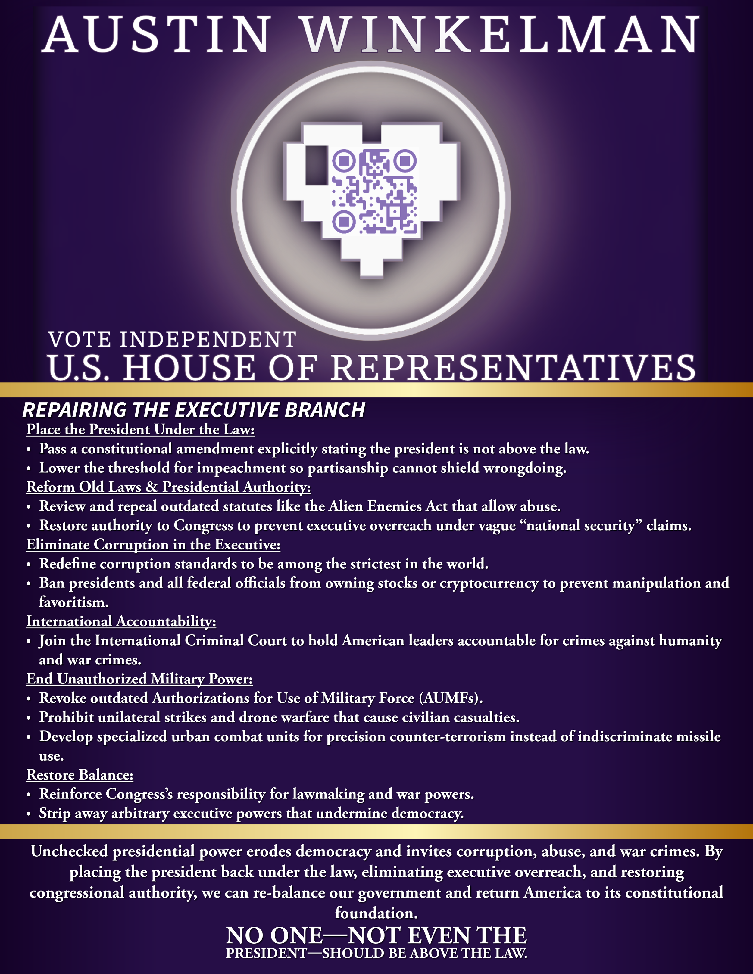 Repare of the Exsecutive Branch