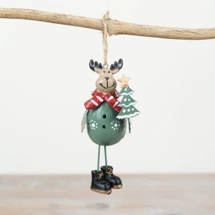 Metal Deer Hanger
