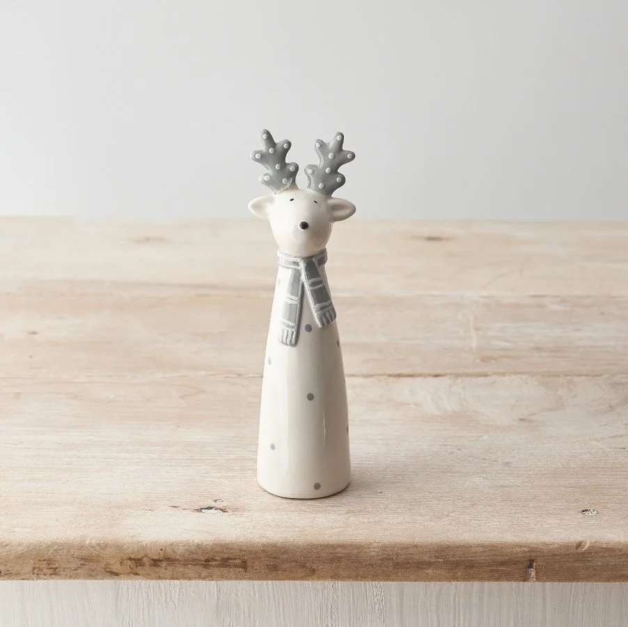 Grey Dotty Reindeer