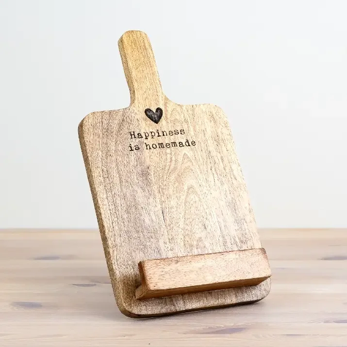 Rustic Recipe Board with Stand