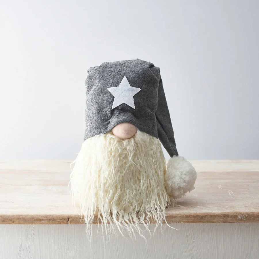 Gonk Door Stop With Star Hat - Large