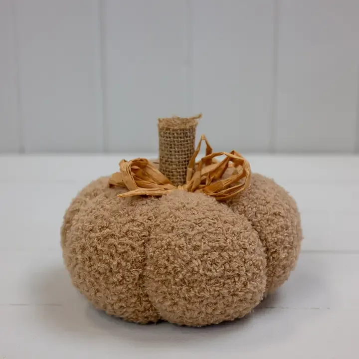 Caramel Fabric Pumpkin