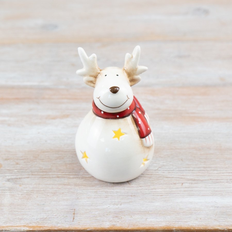 LED Deer Star Ornament