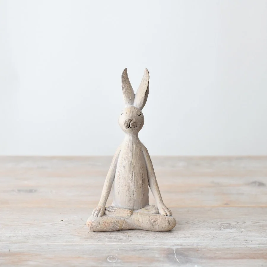 Yoga Rabbit Figurine
