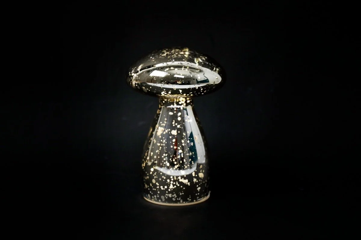 Gold LED Standing Mushroom